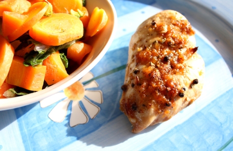 Easy Baked Chicken Breast Recipe with Caramelized Garlic in Less Than 30 Minutes